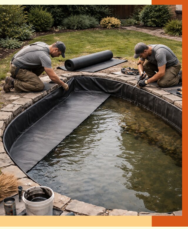 Гидроизоляция пруда в прохладном от 16250 руб. под ключ | ТепломастерПрх профессионально