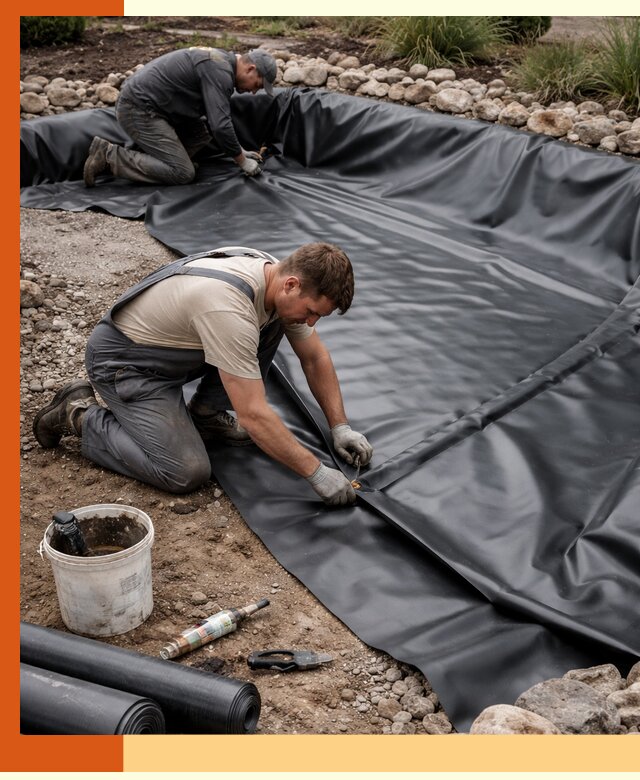 Гидроизоляция пруда в прохладном: надежная защита и герметизация