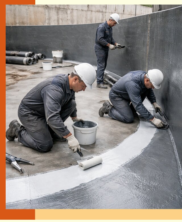 Гидроизоляция резервуара для топлива в прохладном