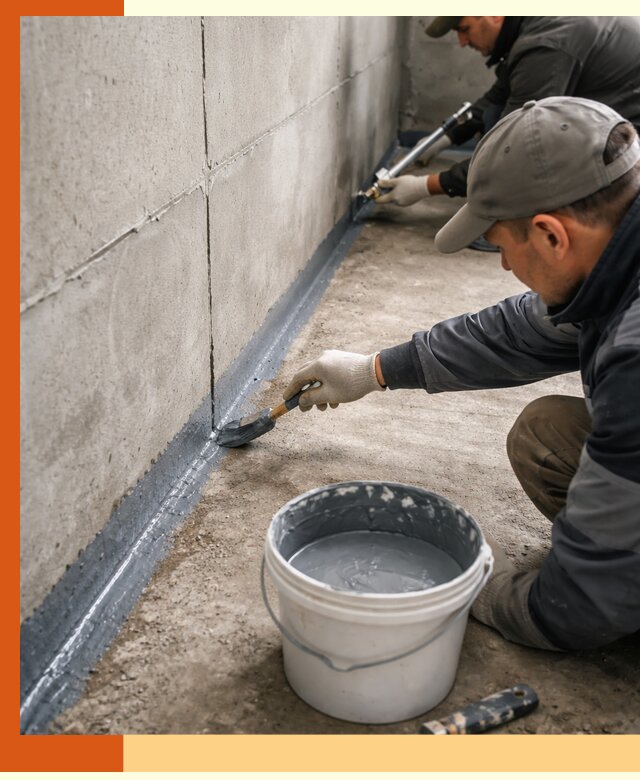 Гидроизоляция швов зданий и конструкций в прохладном