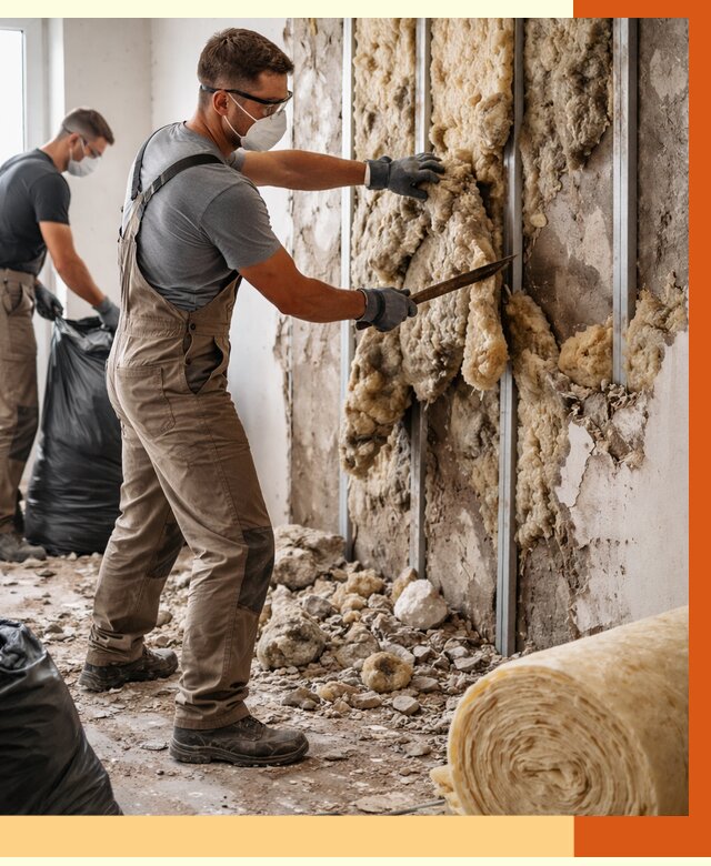 Демонтаж старого утеплителя в прохладном от 3792 руб. — работы под ключ | ТепломастерПрх