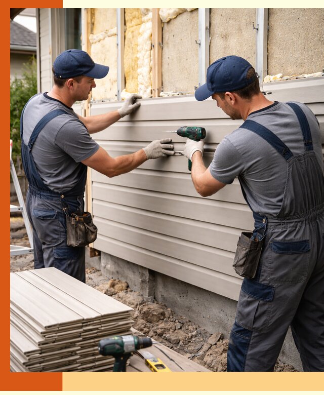 Монтаж сайдинга после утепления в прохладном качественно и надежно