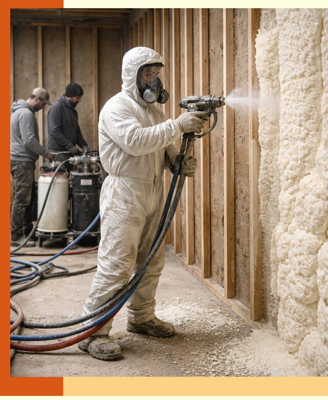 Обучение напылению ППУ: курсы для специалистов в прохладном